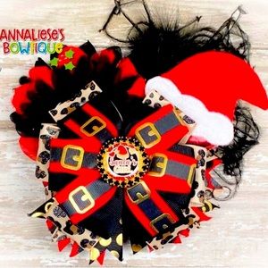 Santa’s Girl Christmas Bow